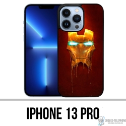 Coque iPhone 13 Pro - Iron Man Gold