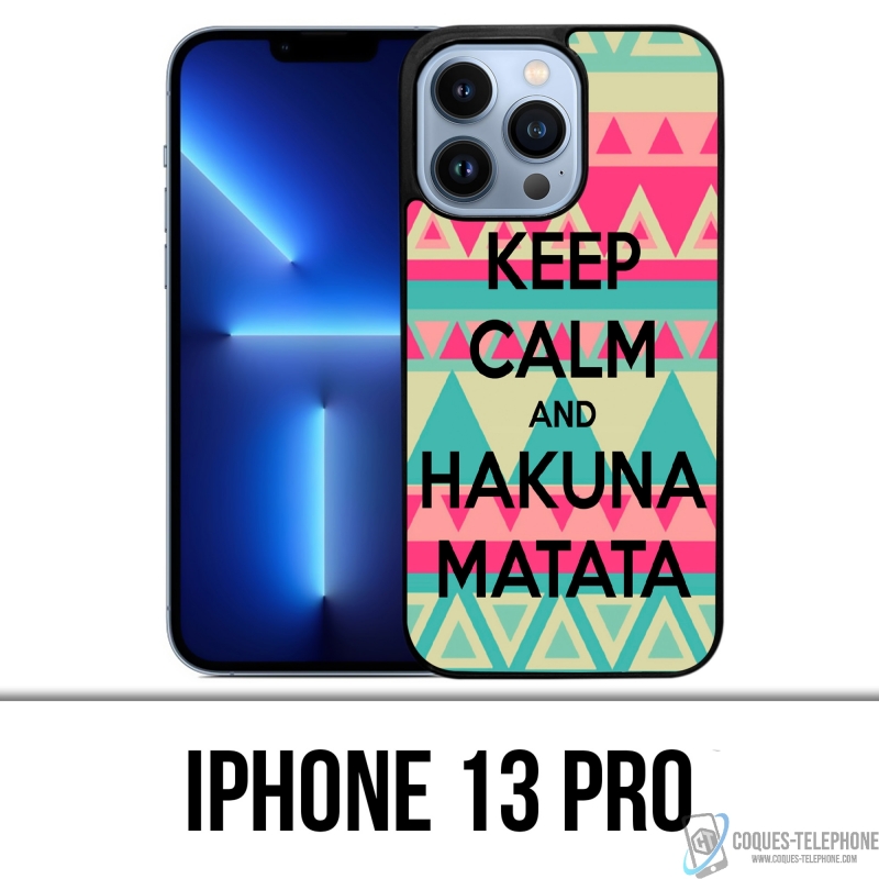 Coque iPhone 13 Pro - Keep Calm Hakuna Mattata