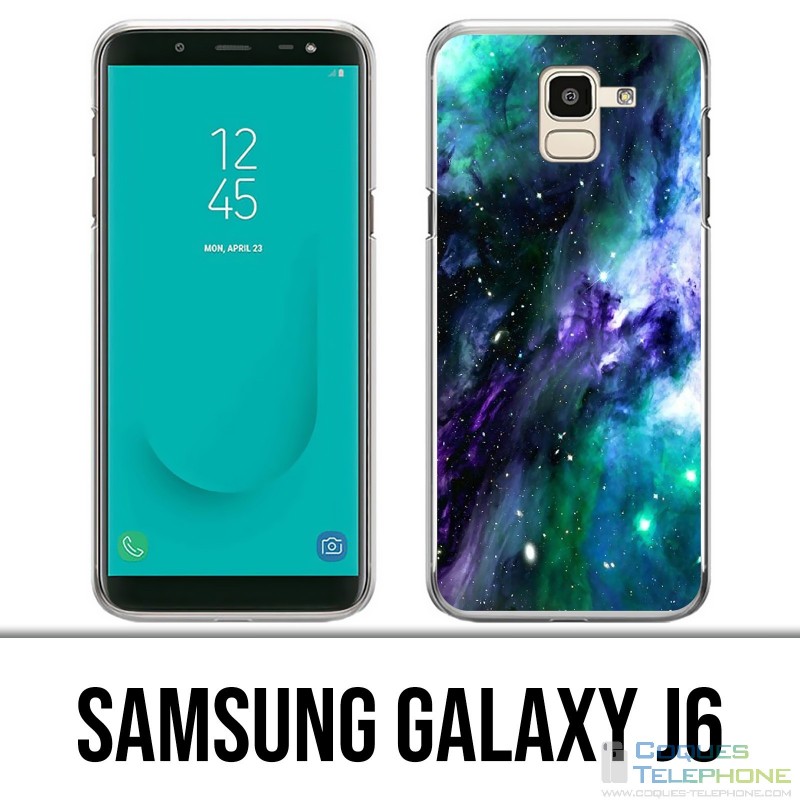 Coque Samsung Galaxy J6 - Galaxie Bleu