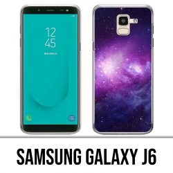 Samsung Galaxy J6 Hülle - Purple Galaxy