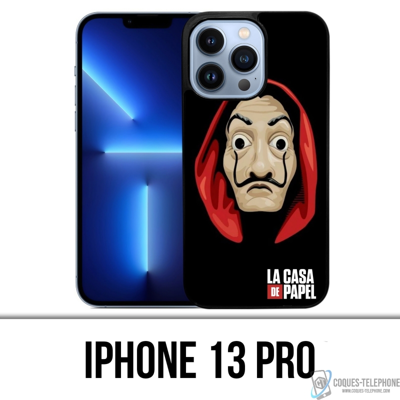 Funda iPhone 13 Pro - La Casa De Papel - Máscara Dalí