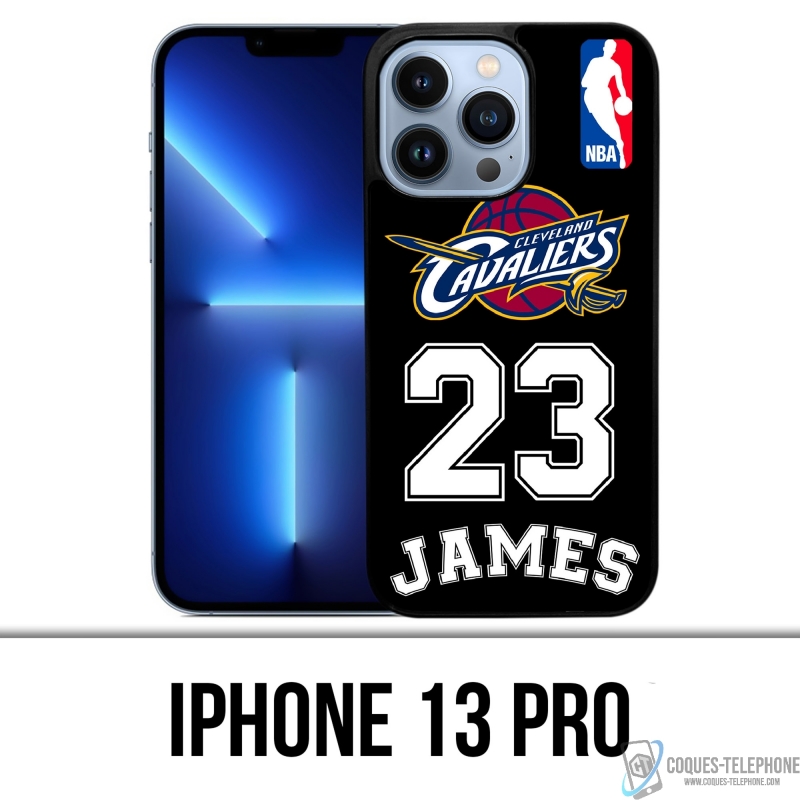 Coque iPhone 13 Pro - Lebron James Noir