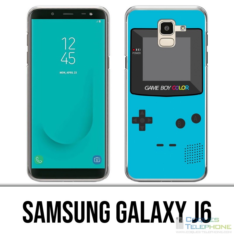 Coque Samsung Galaxy J6 - Game Boy Color Turquoise