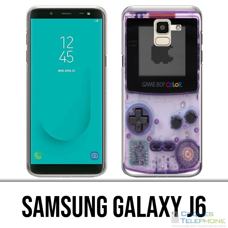 Carcasa Samsung Galaxy J6 - Game Boy Color Violeta