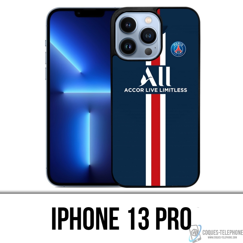 Coque iPhone 13 Pro - Maillot PSG Football 2020