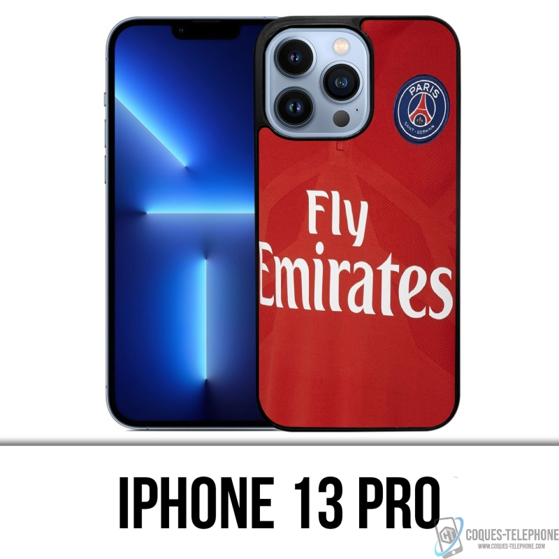 Coque iPhone 13 Pro - Maillot Rouge Psg