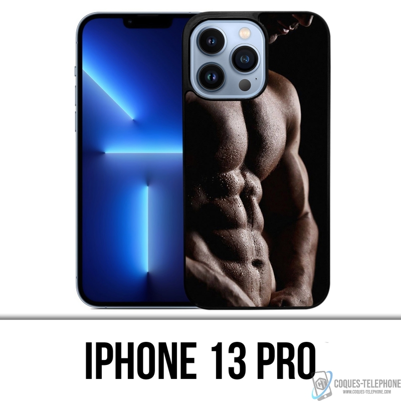 Coque iPhone 13 Pro - Man Muscles