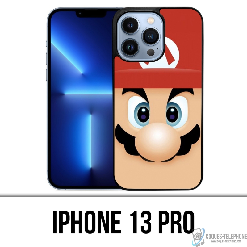 Coque iPhone 13 Pro - Mario Face