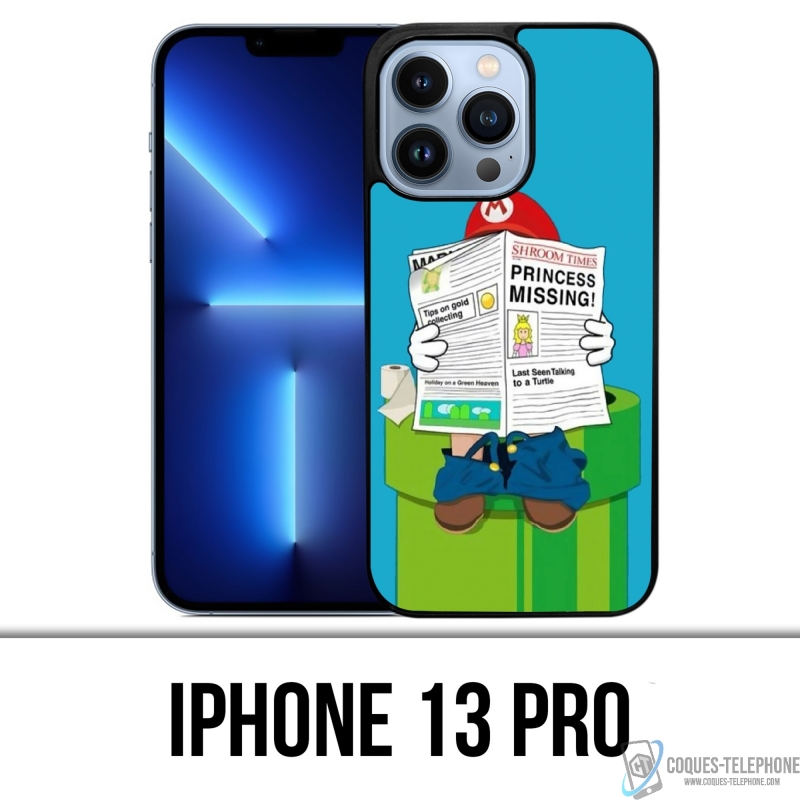 Coque iPhone 13 Pro - Mario Humour