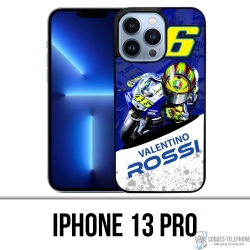 Funda para iPhone 13 Pro - Motogp Rossi Cartoon