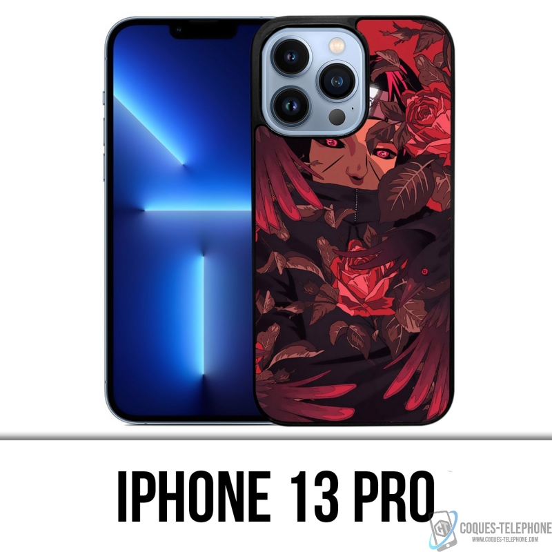 Custodia per iPhone 13 Pro - Naruto Itachi Roses