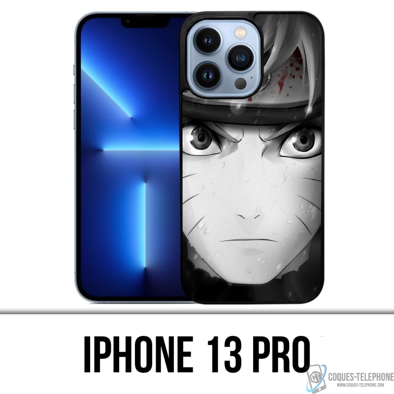 Funda para iPhone 13 Pro - Naruto Blanco y Negro