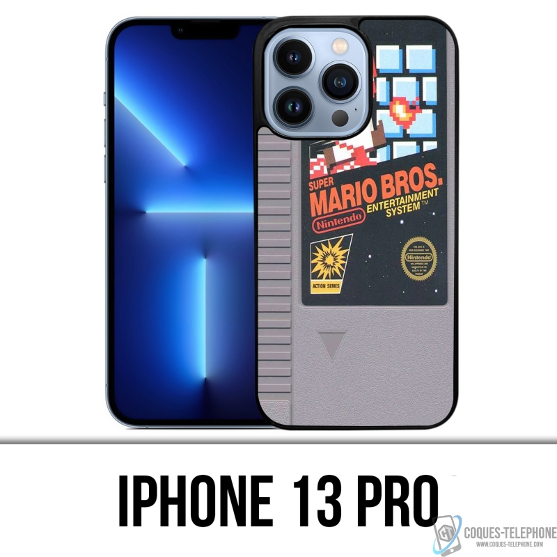 Custodia per iPhone 13 Pro - Cartuccia per Nintendo Nes Mario Bros