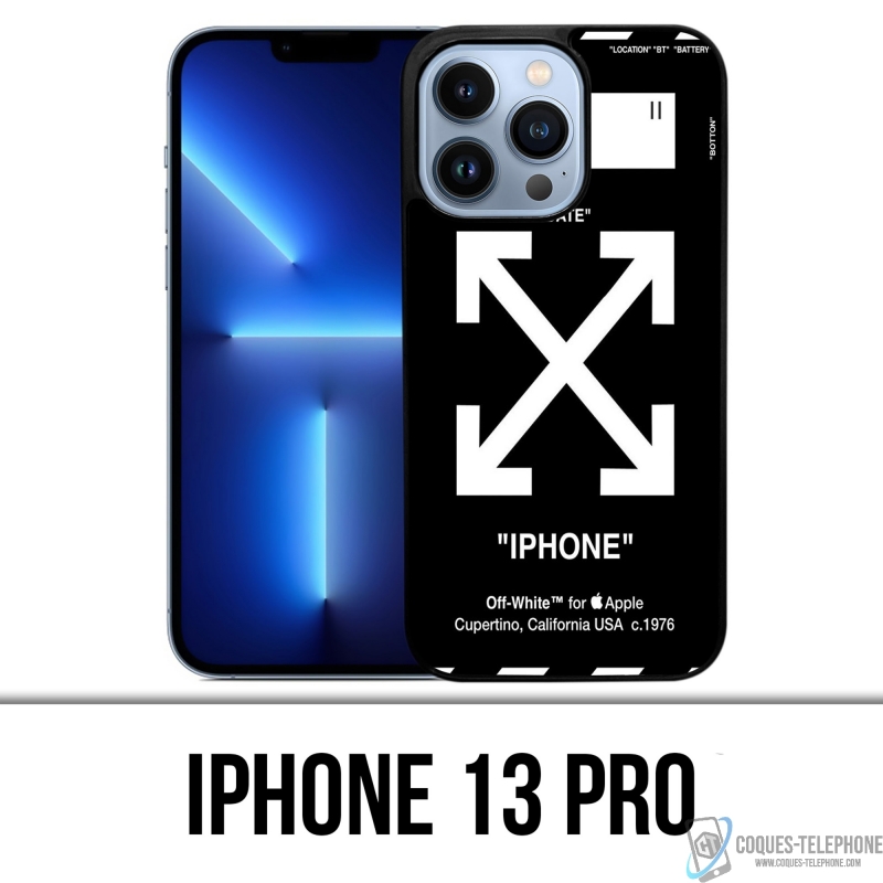 IPhone 13 Pro Case - Off White Schwarz