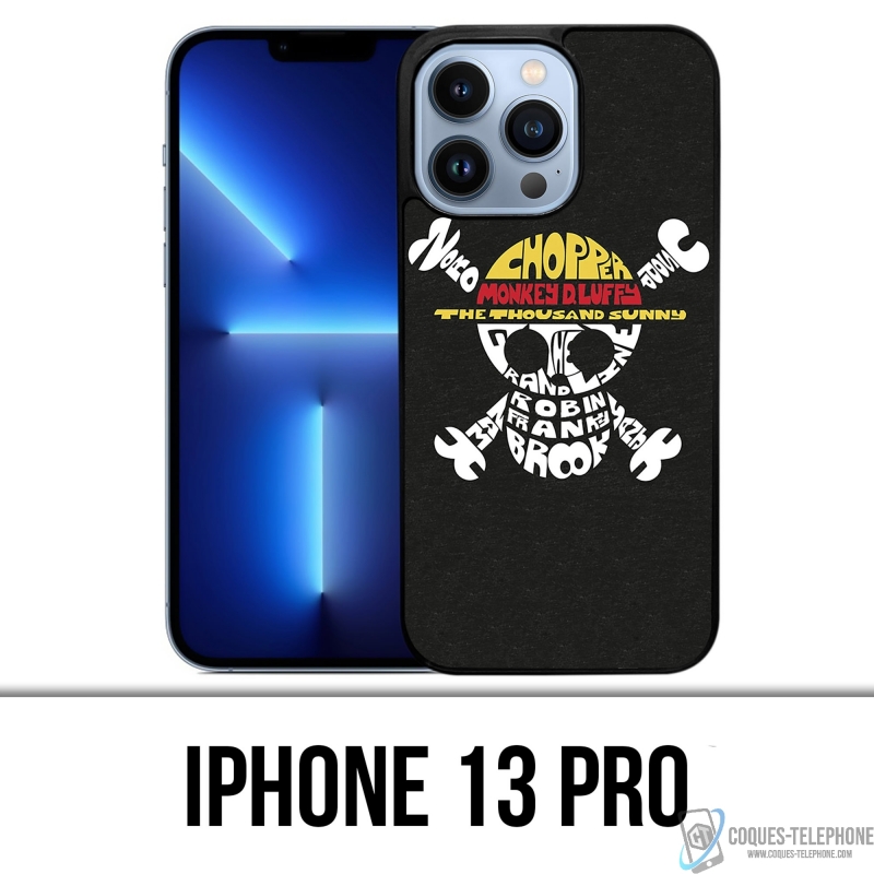 Funda para iPhone 13 Pro - Nombre del logotipo de una pieza