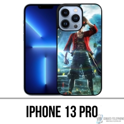 Coque iPhone 13 Pro - One Piece Luffy Jump Force