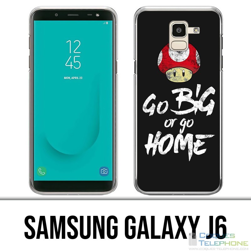 Samsung Galaxy J6 Case - Go Big Or Go Home Bodybuilding