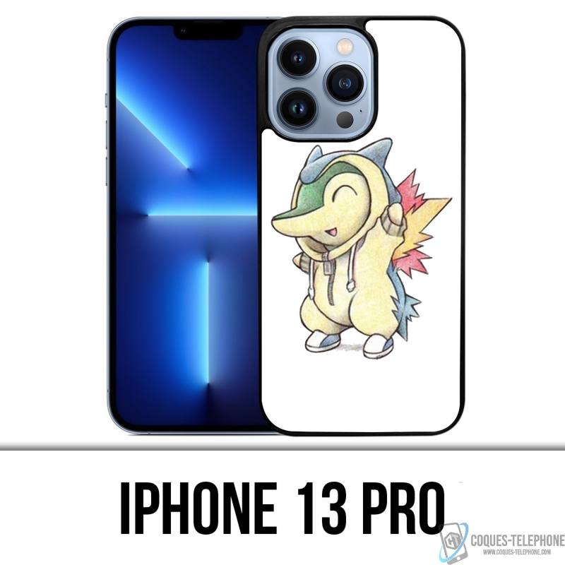 Coque iPhone 13 Pro - Pokémon Bébé Héricendre