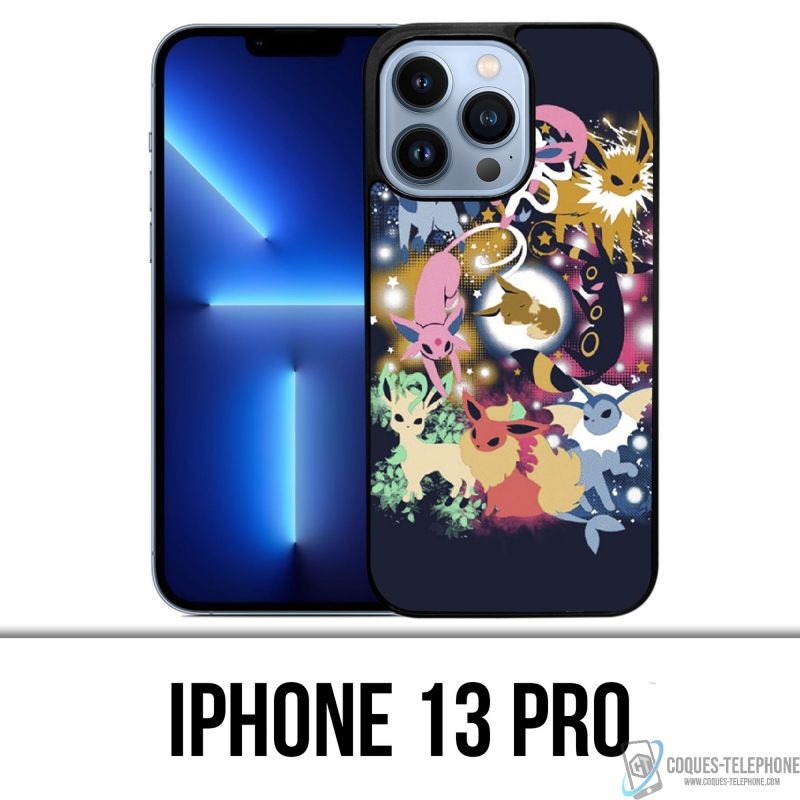 Coque iPhone 13 Pro - Pokémon Évoli Évolutions