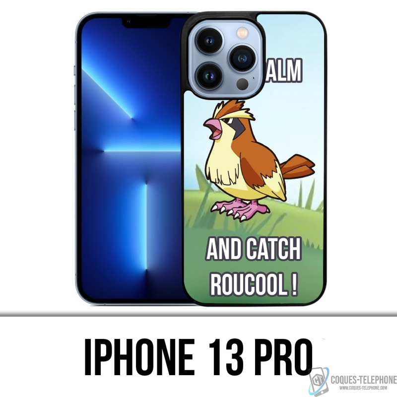 Coque iPhone 13 Pro - Pokémon Go Catch Roucool