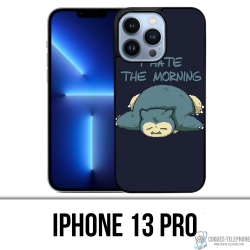 Funda para iPhone 13 Pro - Pokémon Snorlax Hate Morning