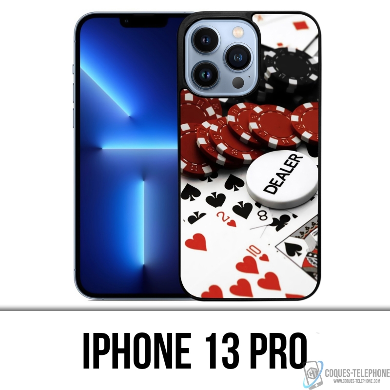 Coque iPhone 13 Pro - Poker Dealer