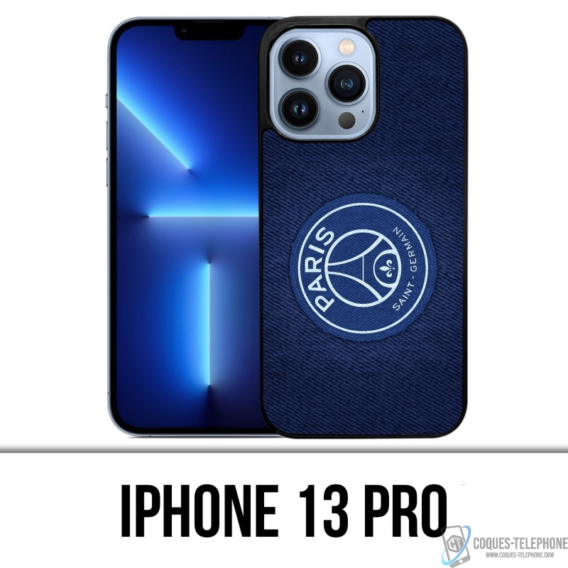 Funda para iPhone 13 Pro - Psg Minimalist Blue Background