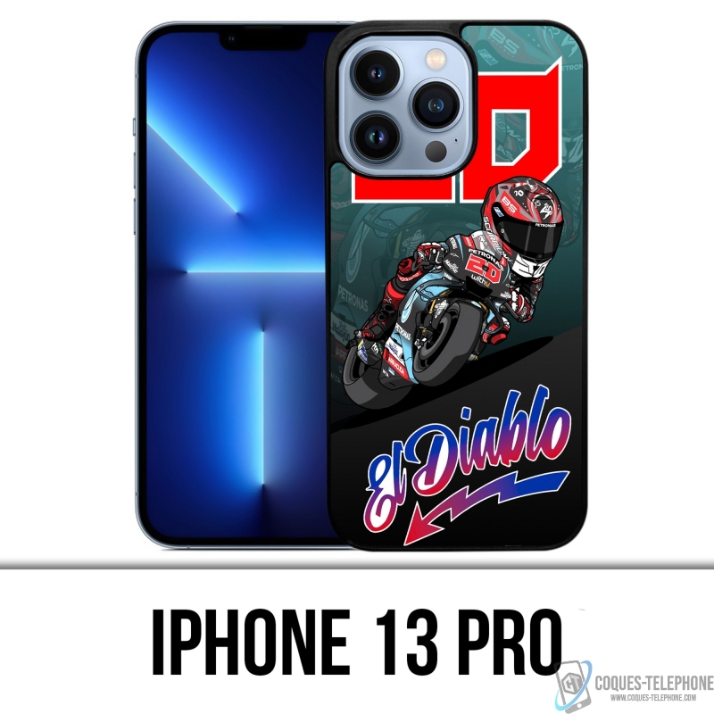 Coque iPhone 13 Pro - Quartararo Cartoon