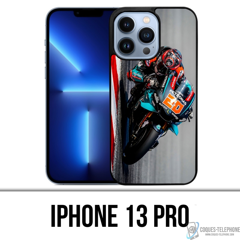 Coque iPhone 13 Pro - Quartararo Motogp Pilote