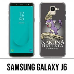 Carcasa Samsung Galaxy J6 - Pokémon Rey Rey Hakuna Rattata