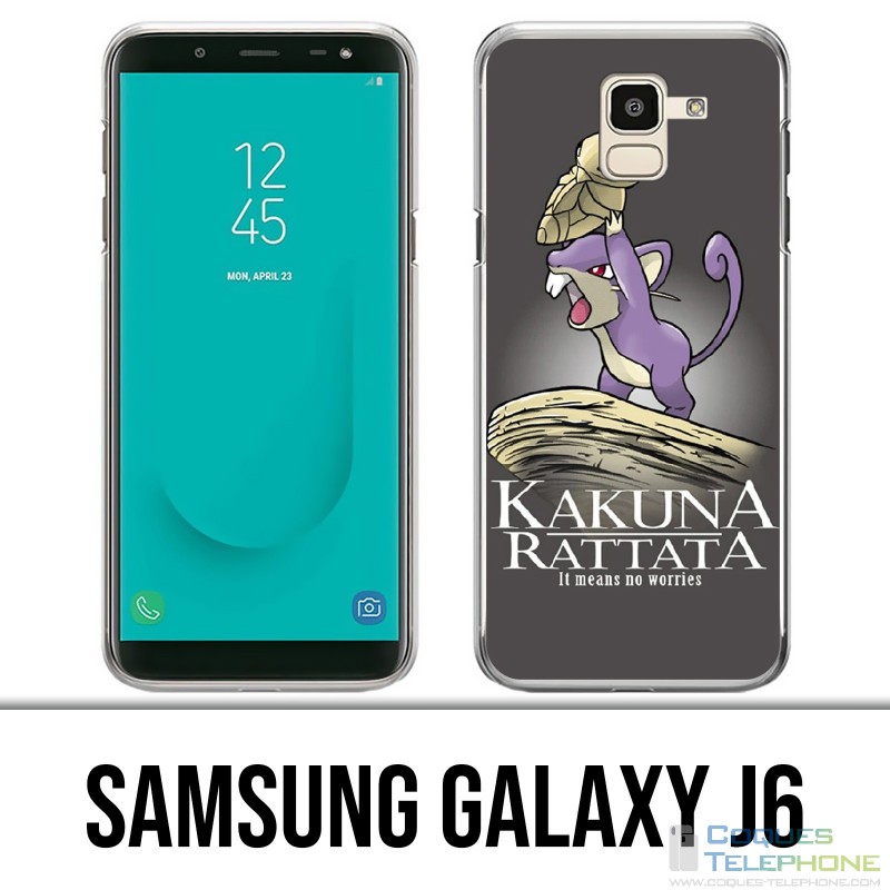 Samsung Galaxy J6 Hülle - Hakuna Rattata Lion King Pokemon