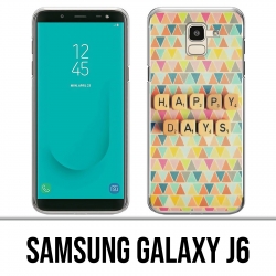 Samsung Galaxy J6 Hülle - Happy Days