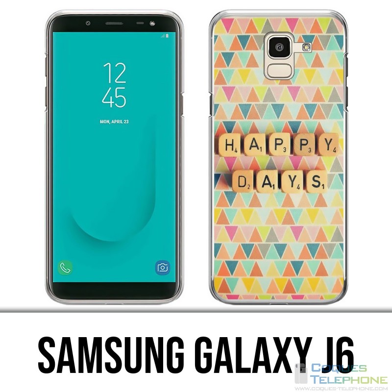 Samsung Galaxy J6 case - Happy Days