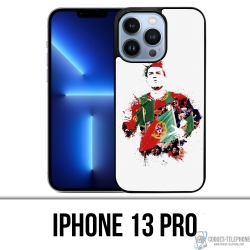 Coque iPhone 13 Pro - Ronaldo Football Splash