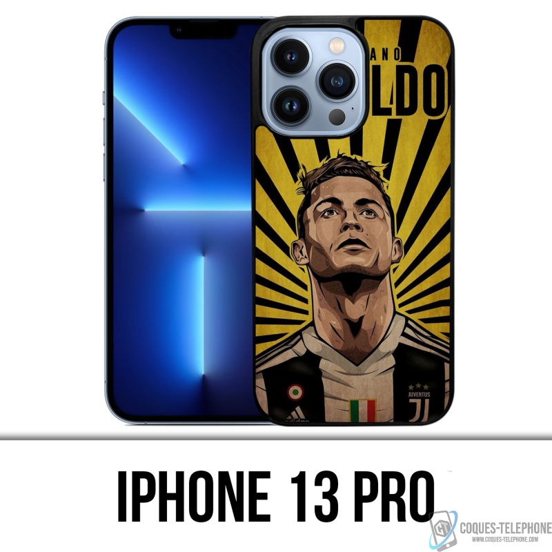 Coque iPhone 13 Pro - Ronaldo Juventus Poster