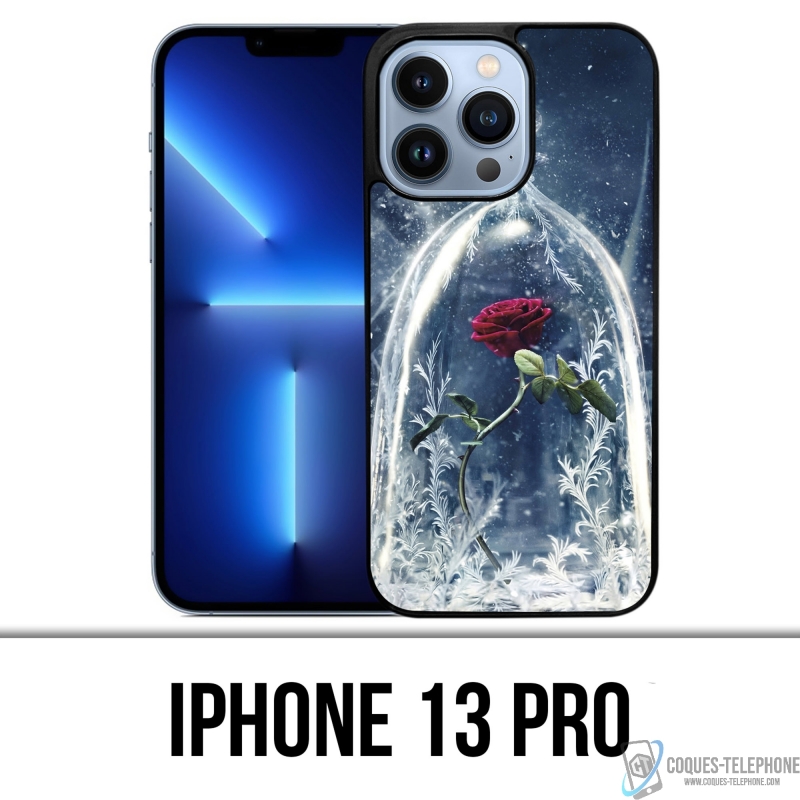 Custodia per iPhone 13 Pro - Rose Belle Et La Bete