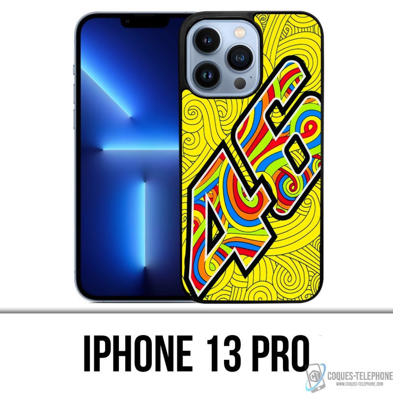 Coque iPhone 13 Pro - Rossi 46 Waves