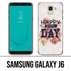 Carcasa Samsung Galaxy J6 - Happy Every Days Roses