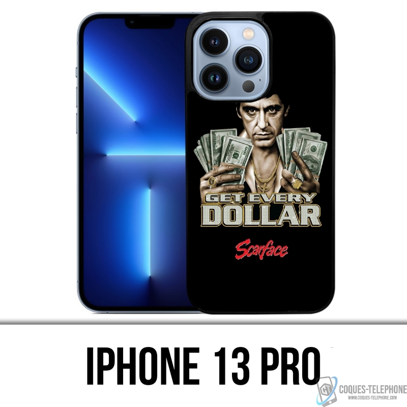 Custodia per iPhone 13 Pro - Scarface Ottieni dollari