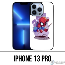 Coque iPhone 13 Pro - Spiderman Cartoon