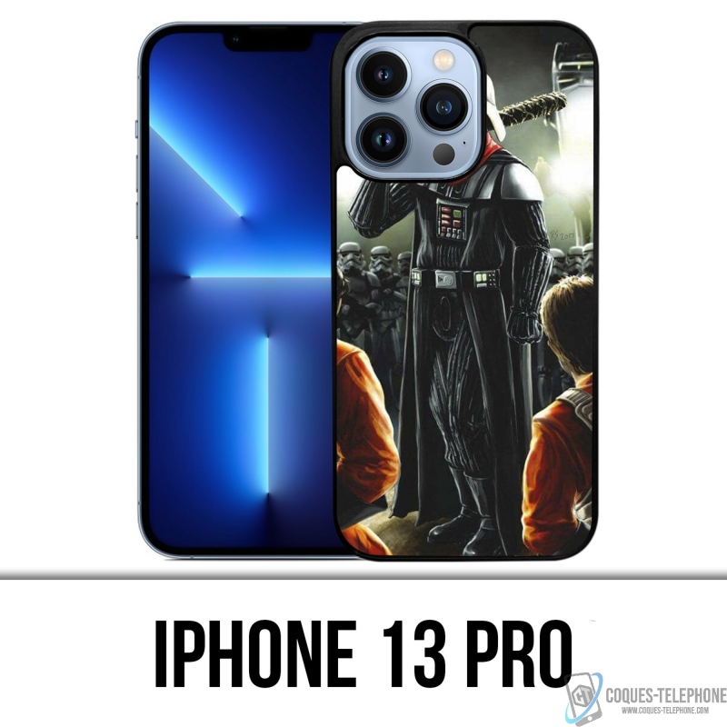 Coque iPhone 13 Pro - Star Wars Dark Vador Negan