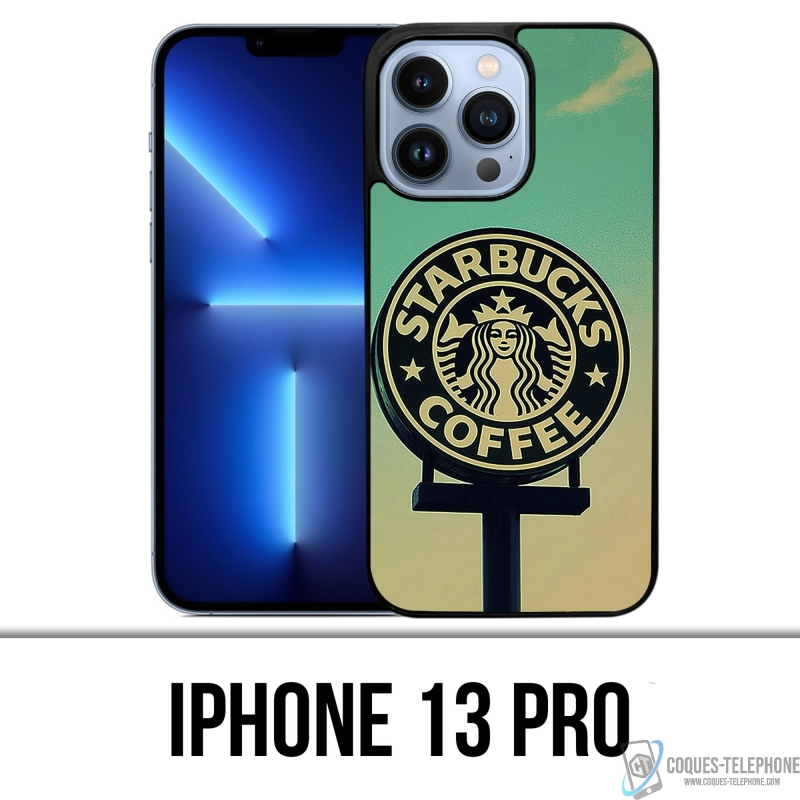 Funda para iPhone 13 Pro - Starbucks Vintage