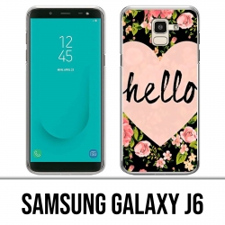 Carcasa Samsung Galaxy J6 - Hello Pink Heart