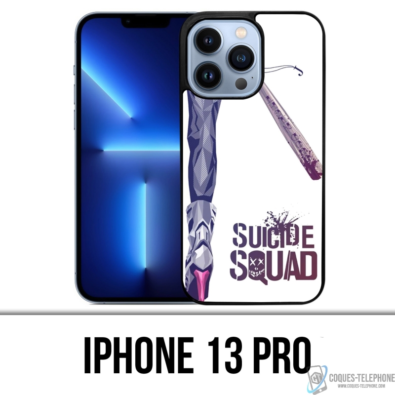 Coque iPhone 13 Pro - Suicide Squad Jambe Harley Quinn