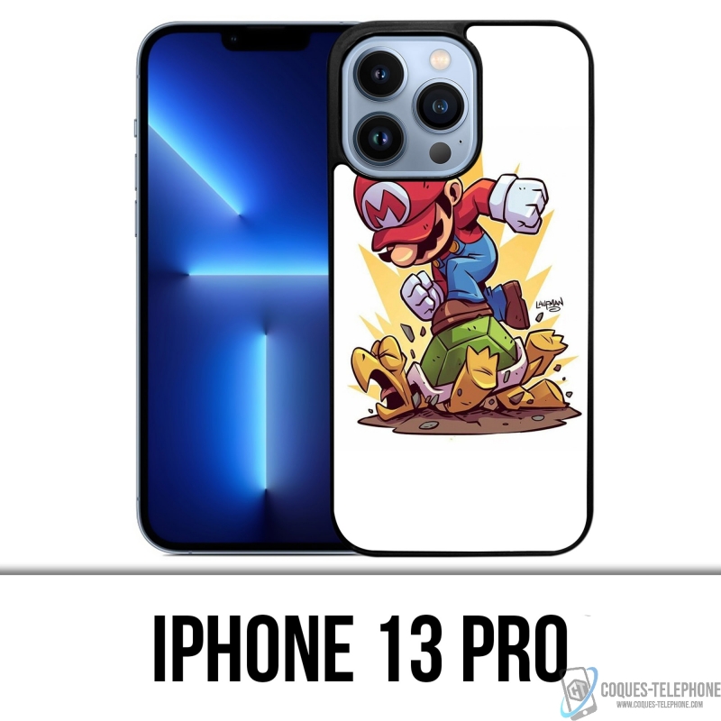 Funda para iPhone 13 Pro - Tortuga de dibujos animados de Super Mario