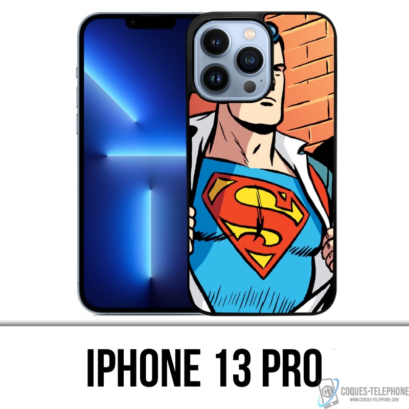 Coque iPhone 13 Pro - Superman Comics