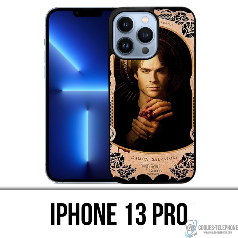 Coque iPhone 13 Pro - Vampire Diaries Damon