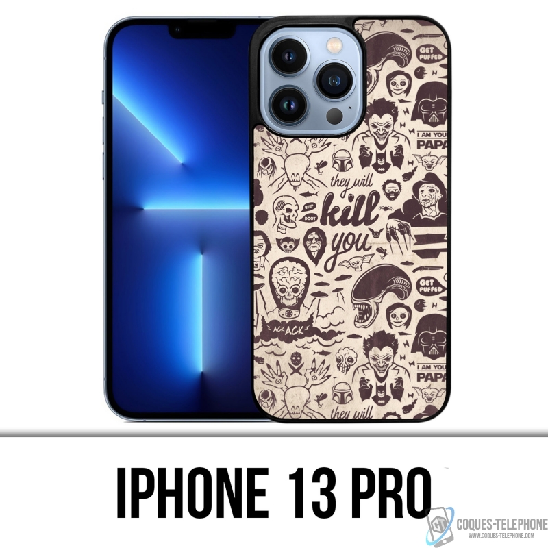 Coque iPhone 13 Pro - Vilain Kill You