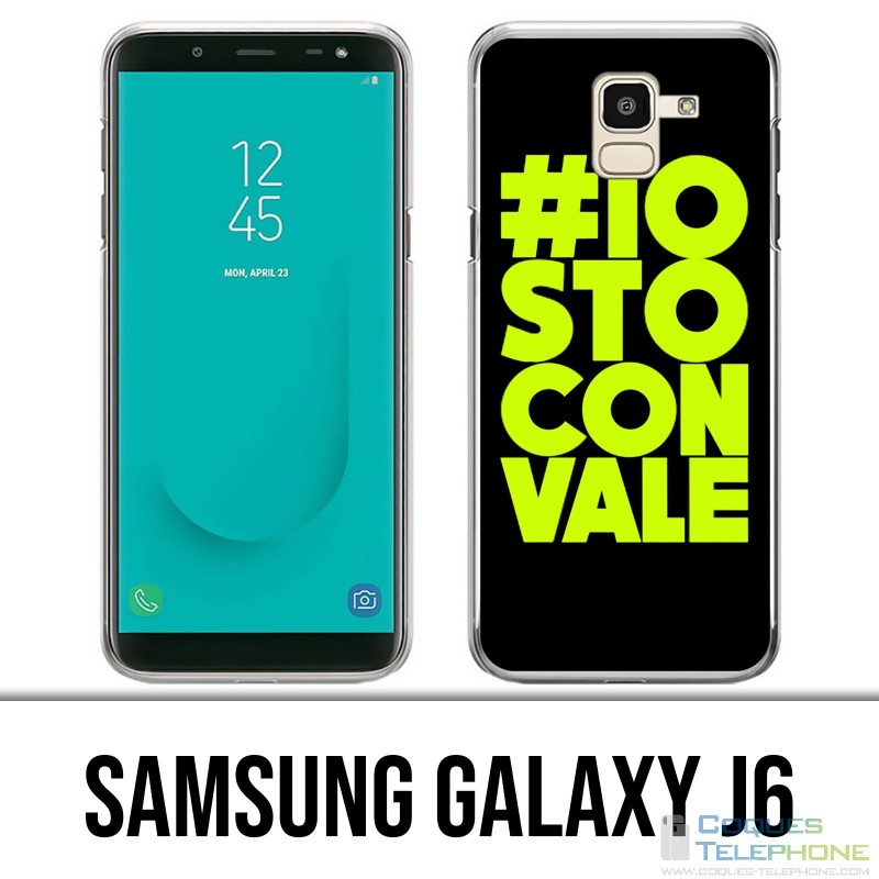 Samsung Galaxy J6 case - Io Sto Con Vale Valentino Rossi Motogp