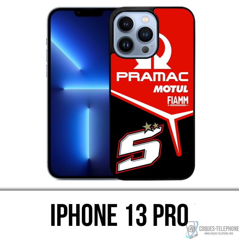 Coque iPhone 13 Pro - Zarco Motogp Ducati Pramac Desmo